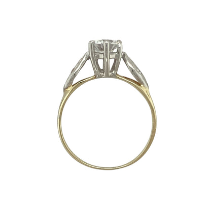9ct Gold & Cubic Zirconia Set Solitaire Ring