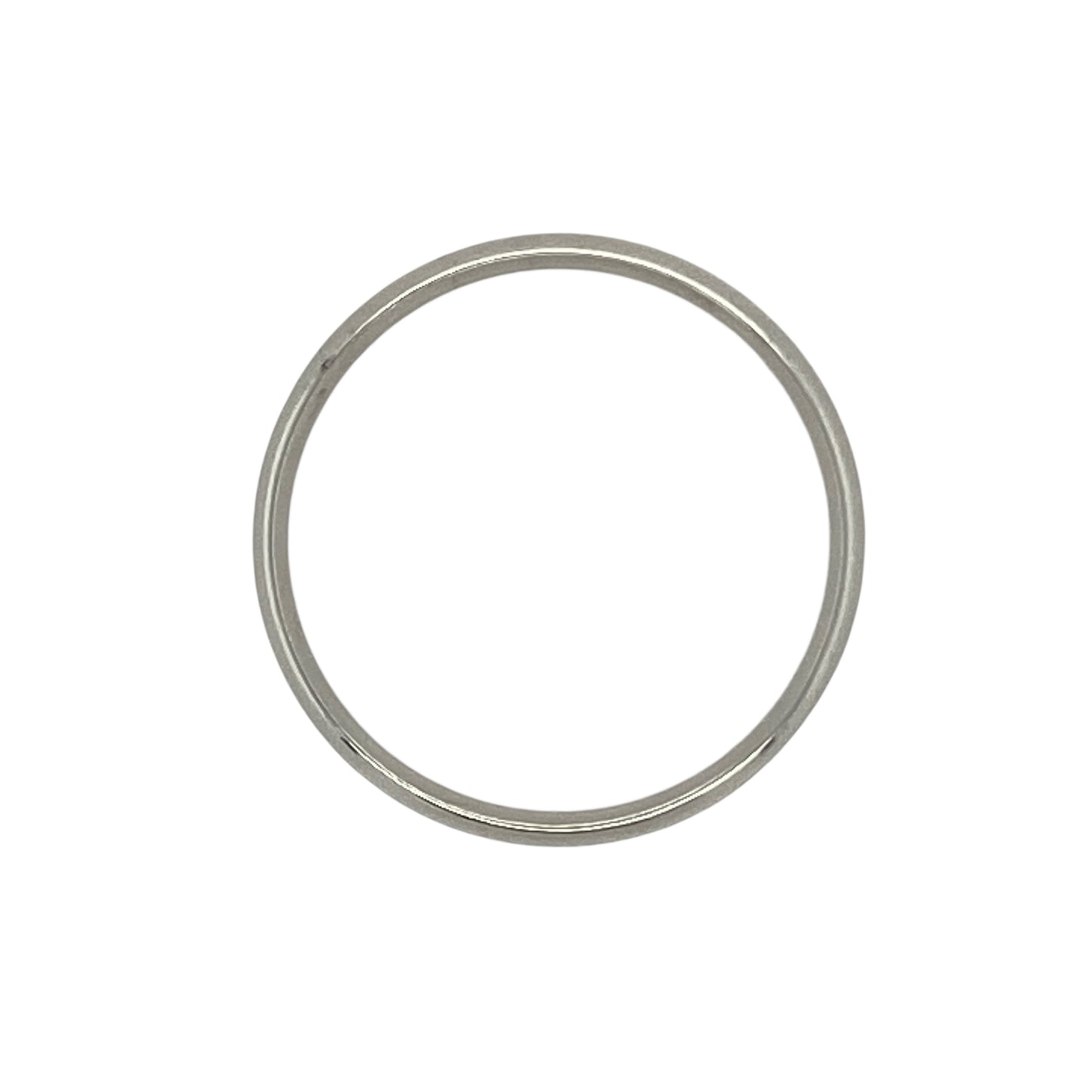 9ct White Gold 3mm Wedding Band Ring