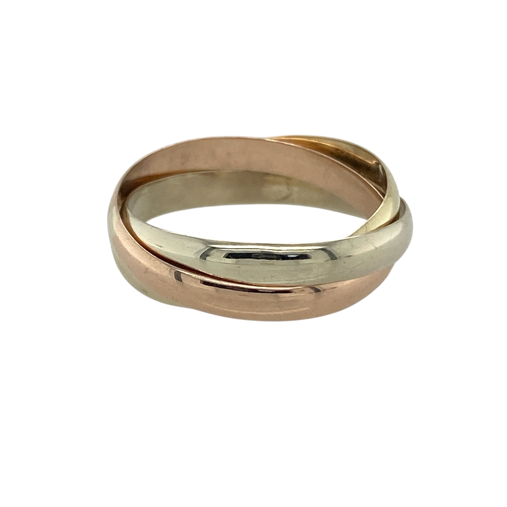 9ct Gold Three Band Twist Ring