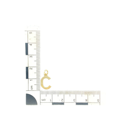9ct Gold Initial 'C' Pendant