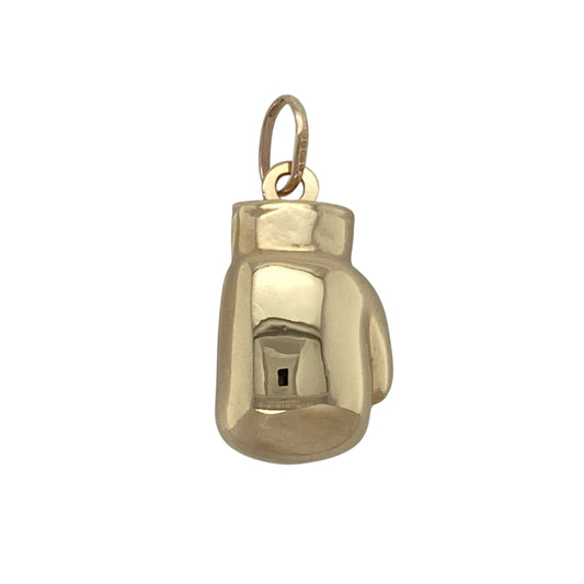 
Bring bold character and sporty style to your collection with this pre-owned 9ct yellow gold hollow boxing glove pendant—a distinctive piece that celebrates strength, passion, and determination.

Design: The pendant features a finely detailed boxing glove design with smooth contours and a polished finish, capturing both realism and charm. Its classic shape makes it a standout accessory for sports enthusiasts or as a symbol of resilience.