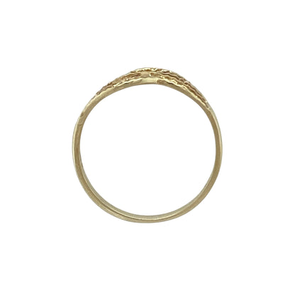 9ct Gold Open Weave Ring