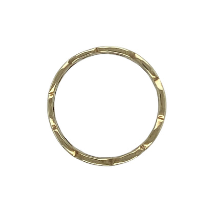 9ct Gold Open Celtic Weave Band Ring