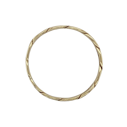 9ct Gold Open Celtic Weave Band Ring
