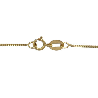 9ct Gold & Amethyst Set Heart 18" Necklace