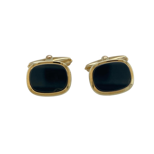 9ct Gold & Onyx Set Cufflinks