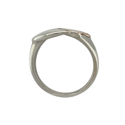 925 Silver Clogau Double Heart Ring