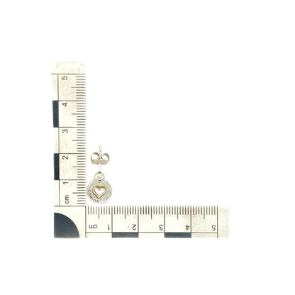 925 Silver Clogau Cariad Heart Drop Earrings
