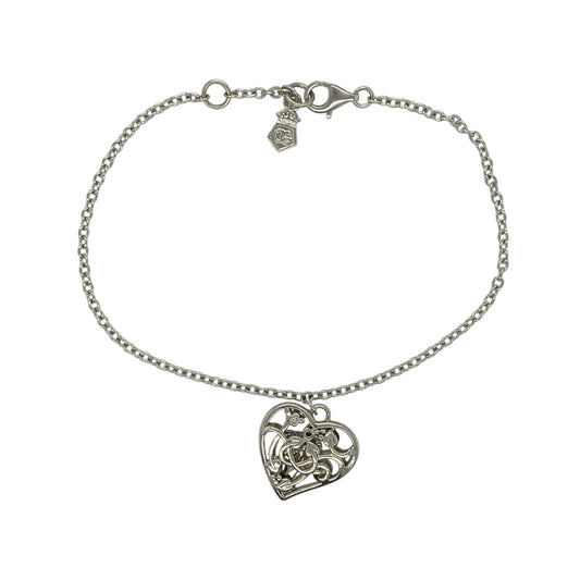 925 Silver Clogau 7.5" Tree of Life Heart Bracelet