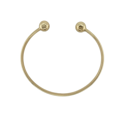 9ct Solid Gold Torque Bangle