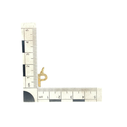 9ct Gold Initial 'P' Pendant