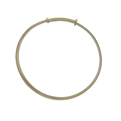 9ct Gold Patterned Expanding Bangle