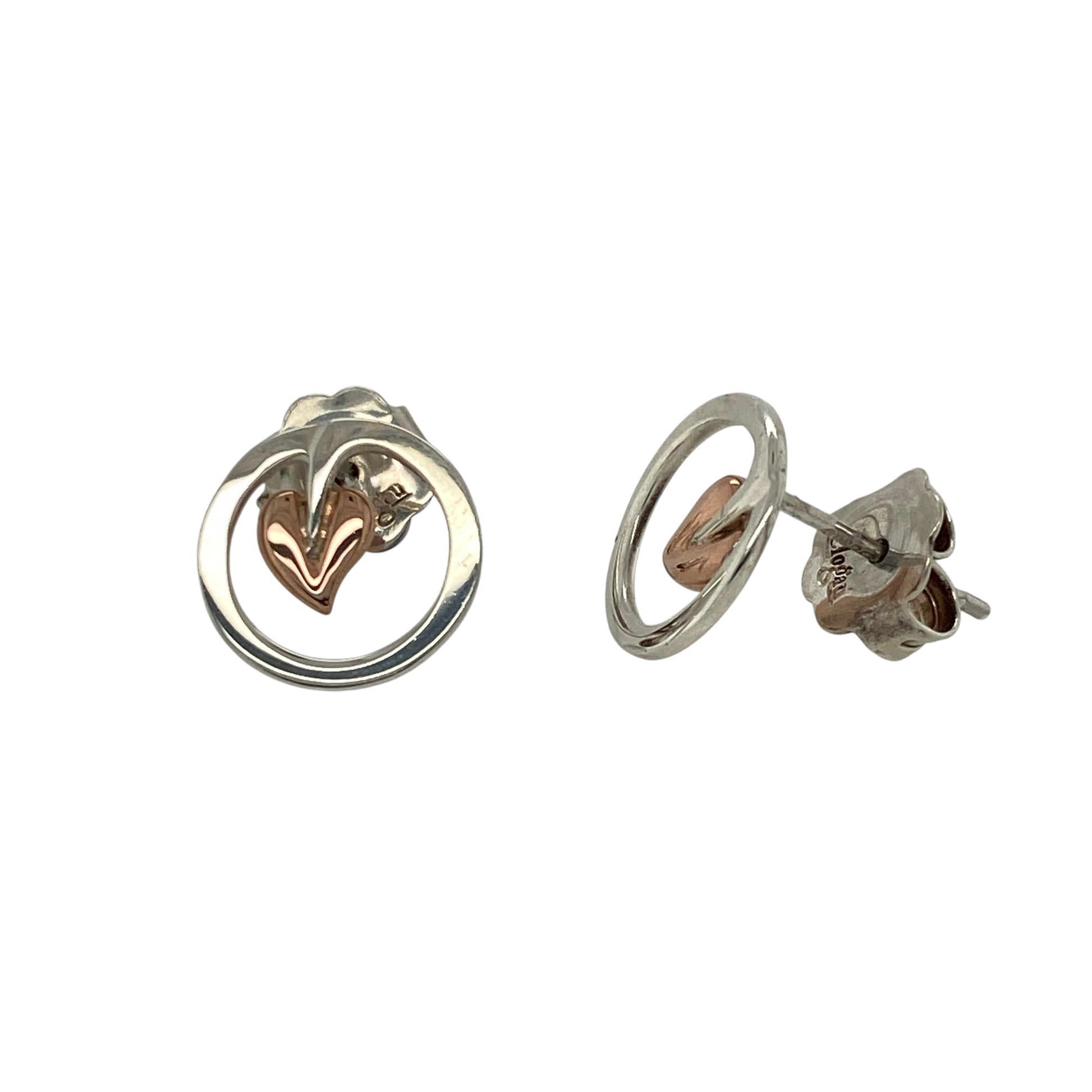 925 Silver Clogau Tree of Life Circle Stud Earrings