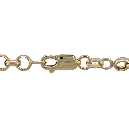 Add bold sophistication and timeless appeal to your collection with this pre-owned 9ct yellow gold belcher chain, offering a classic look with a substantial feel—perfect for everyday wear or pairing with a statement pendant.

Design: The chain features traditional round belcher links, each measuring 5mm wide, creating a strong and stylish design that lies smoothly against the neckline.
Material: Made from 9-carat yellow gold, the polished finish enhances the warm golden tone and adds lasting brilliance.