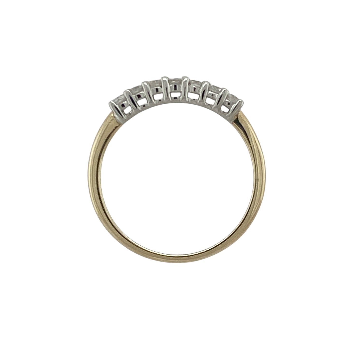 9ct Gold & Diamond Set Band Ring