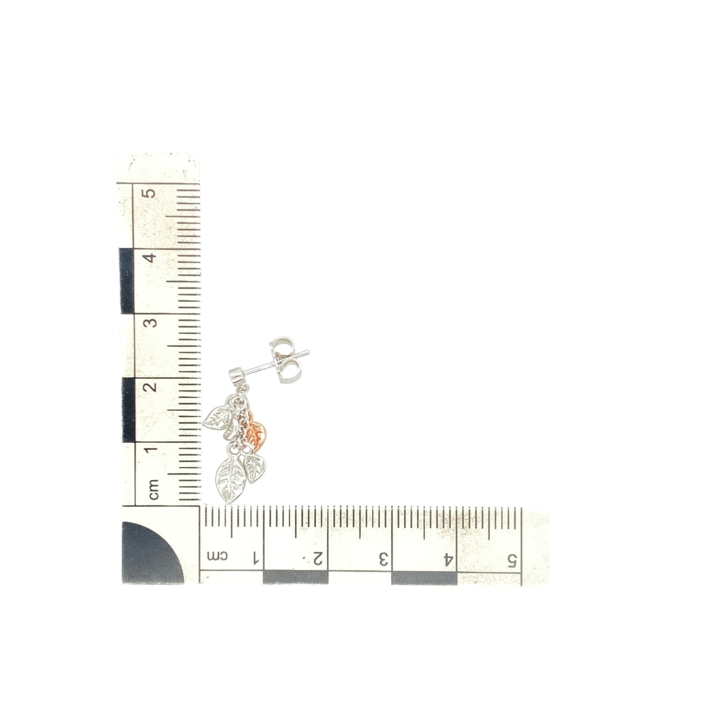 925 Silver & Peridot Set Clogau Leaf Drop Earrings