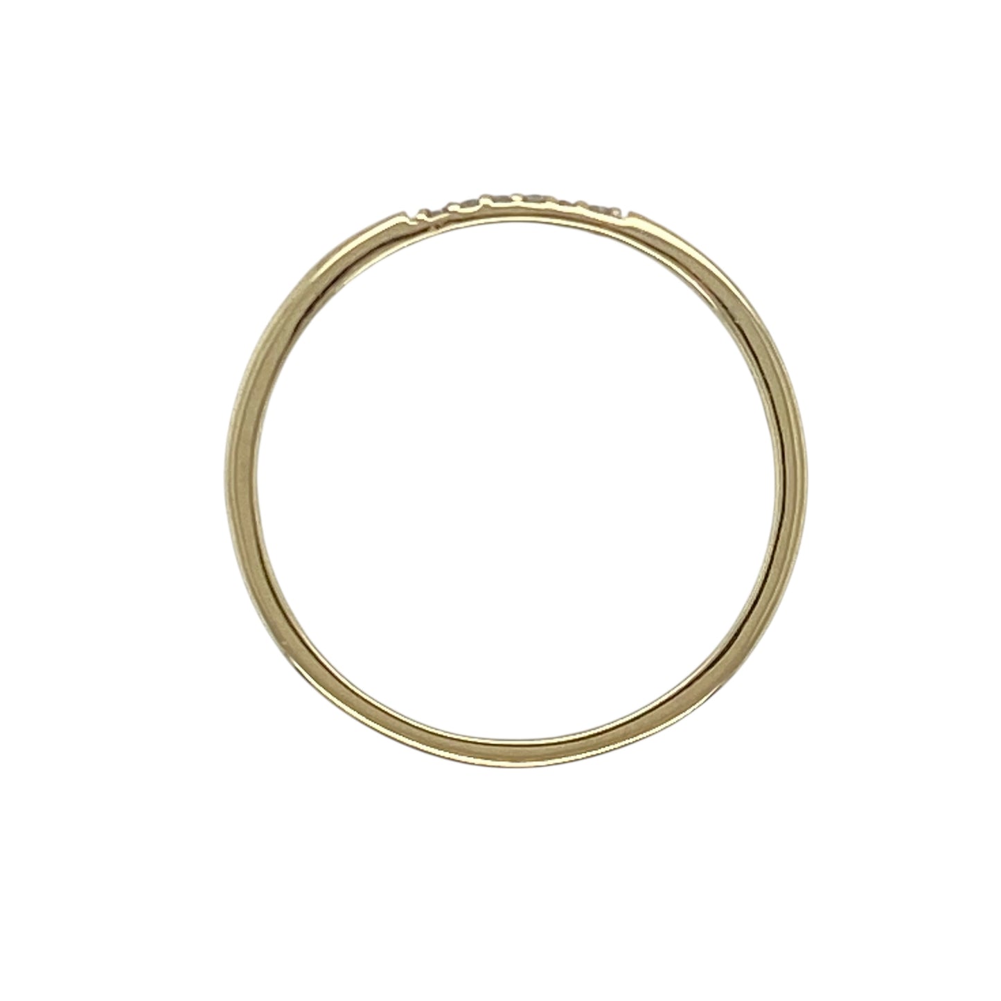 9ct Gold & Diamond Set Band Ring