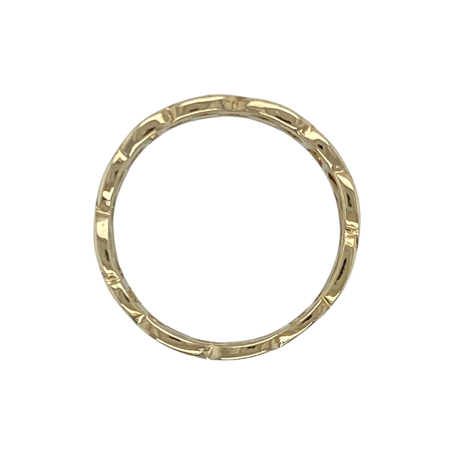 9ct Gold Open Celtic Weave Band Ring