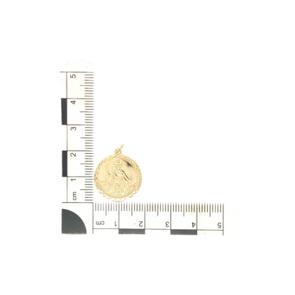 9ct Gold St Christopher Pendant