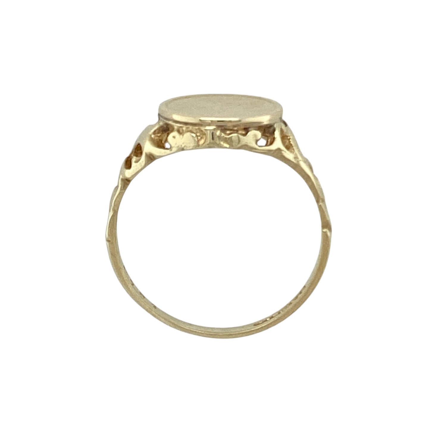 9ct Gold George and the Dragon Coin Style Ring
