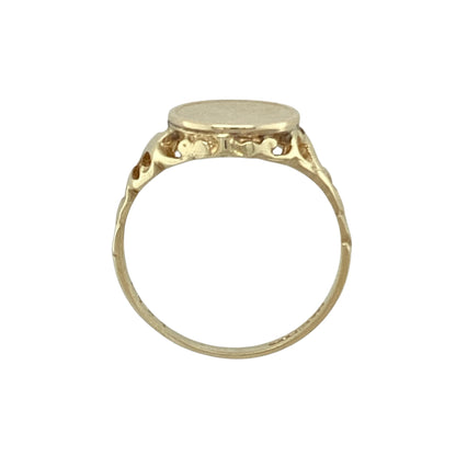 9ct Gold George and the Dragon Coin Style Ring