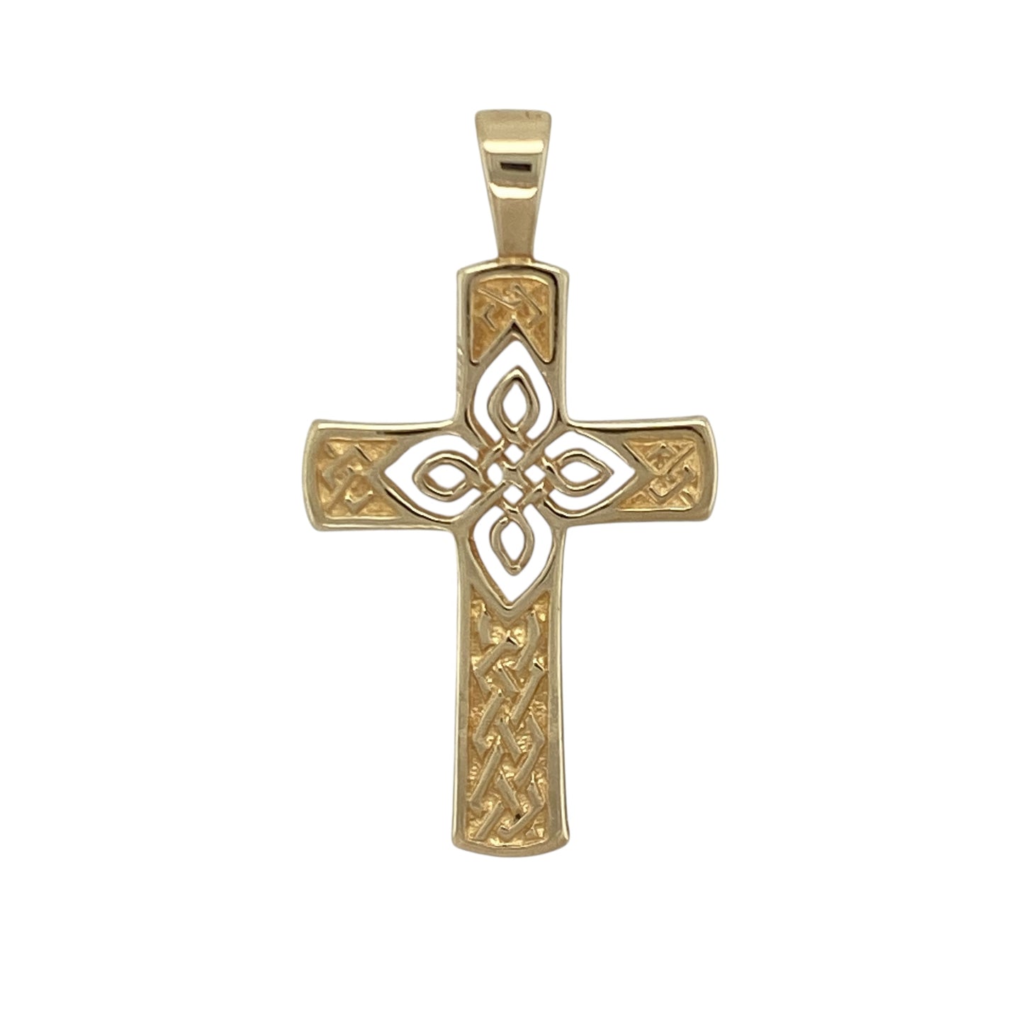 9ct Gold Celtic Cross Pendant