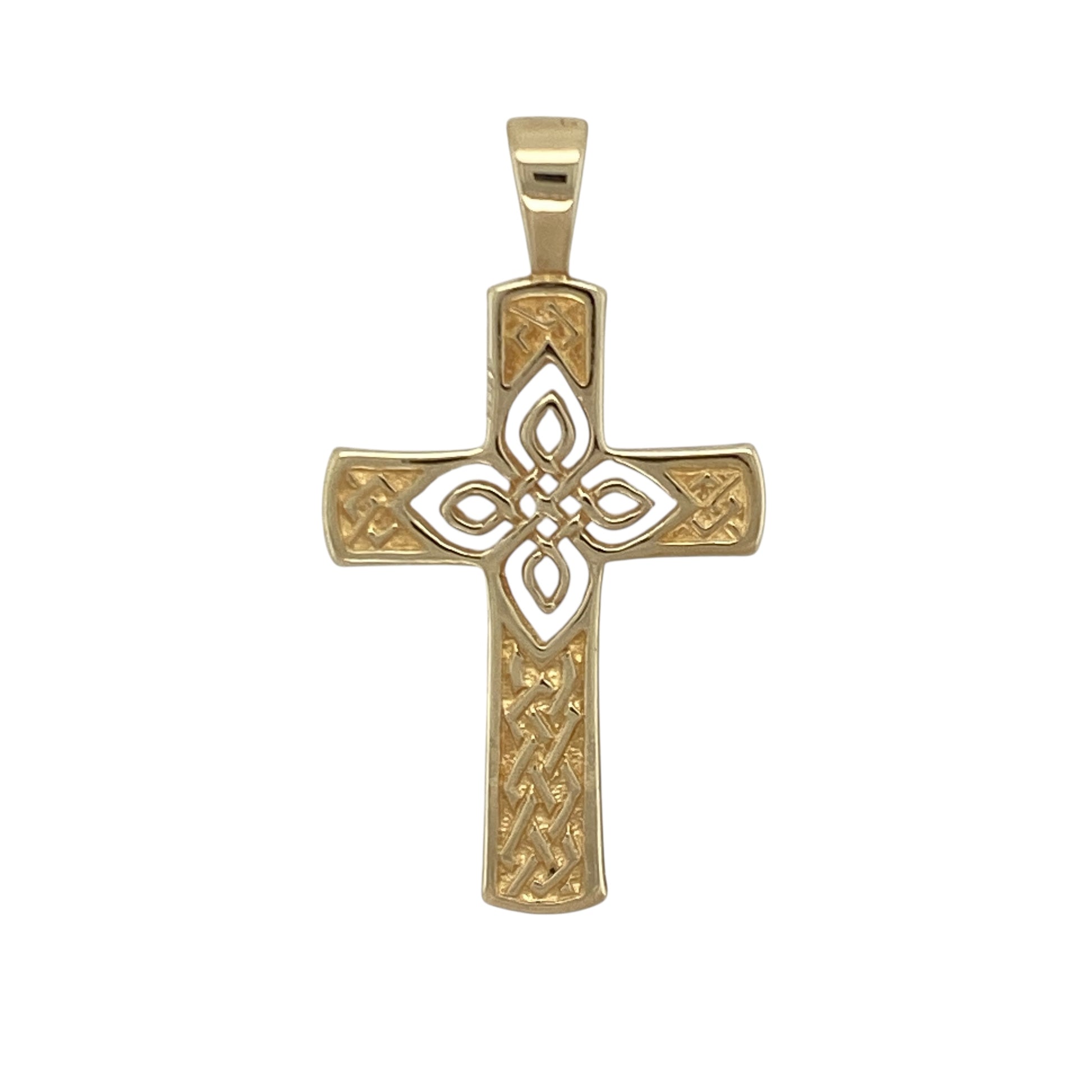 9ct Gold Celtic Cross Pendant