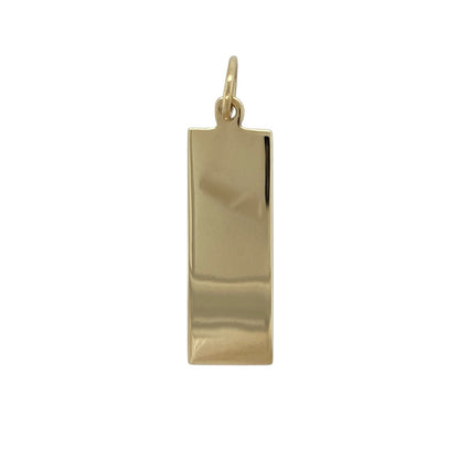 9ct Gold Ingot Pendant