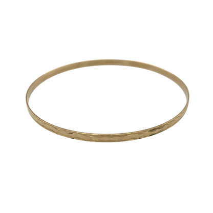 9ct Solid Gold Patterned Bangle
