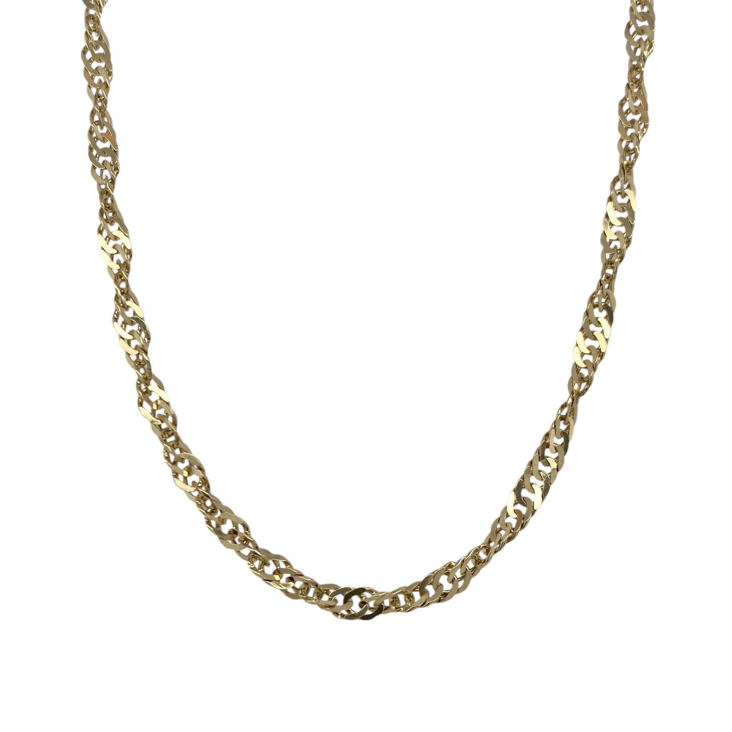 9ct Gold 18" Singapore Chain