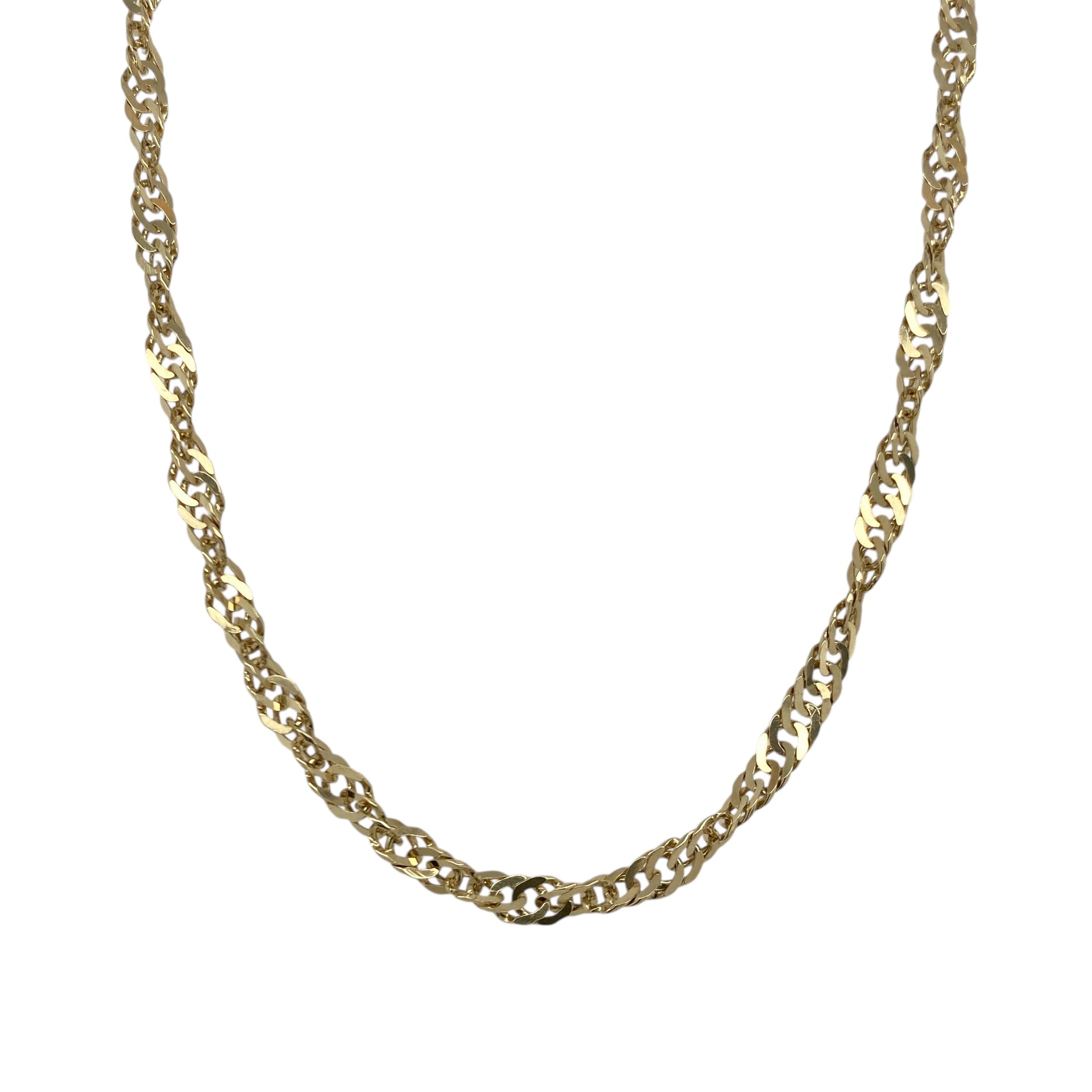 9ct Gold 18" Singapore Chain