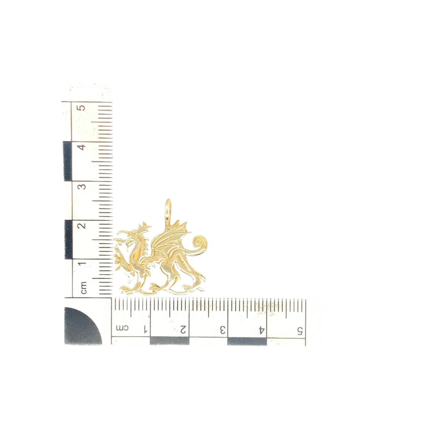 9ct Gold Welsh Dragon Pendant