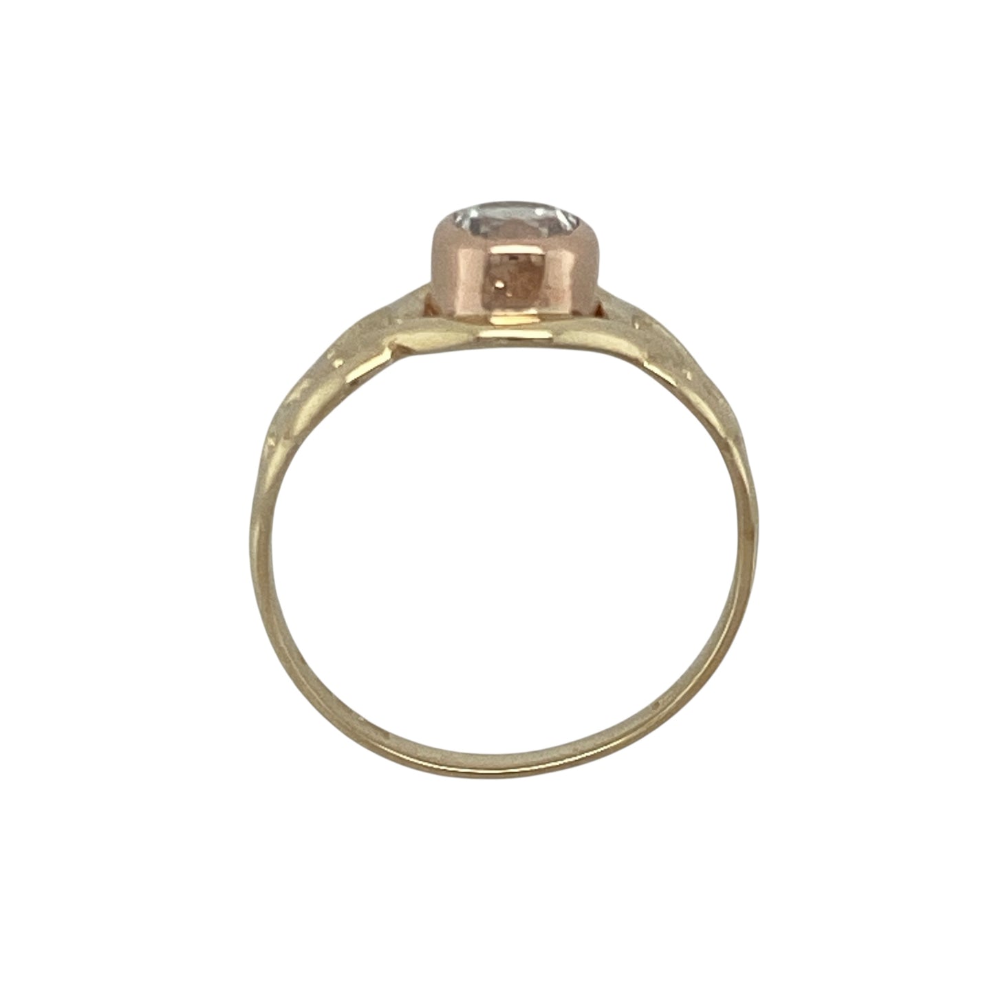 9ct Gold & Topaz Set Clogau Ring