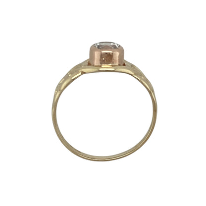 9ct Gold & Topaz Set Clogau Ring