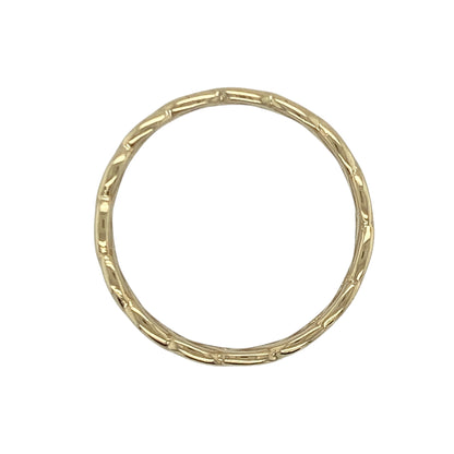 9ct Gold Open Celtic Knot Band Ring