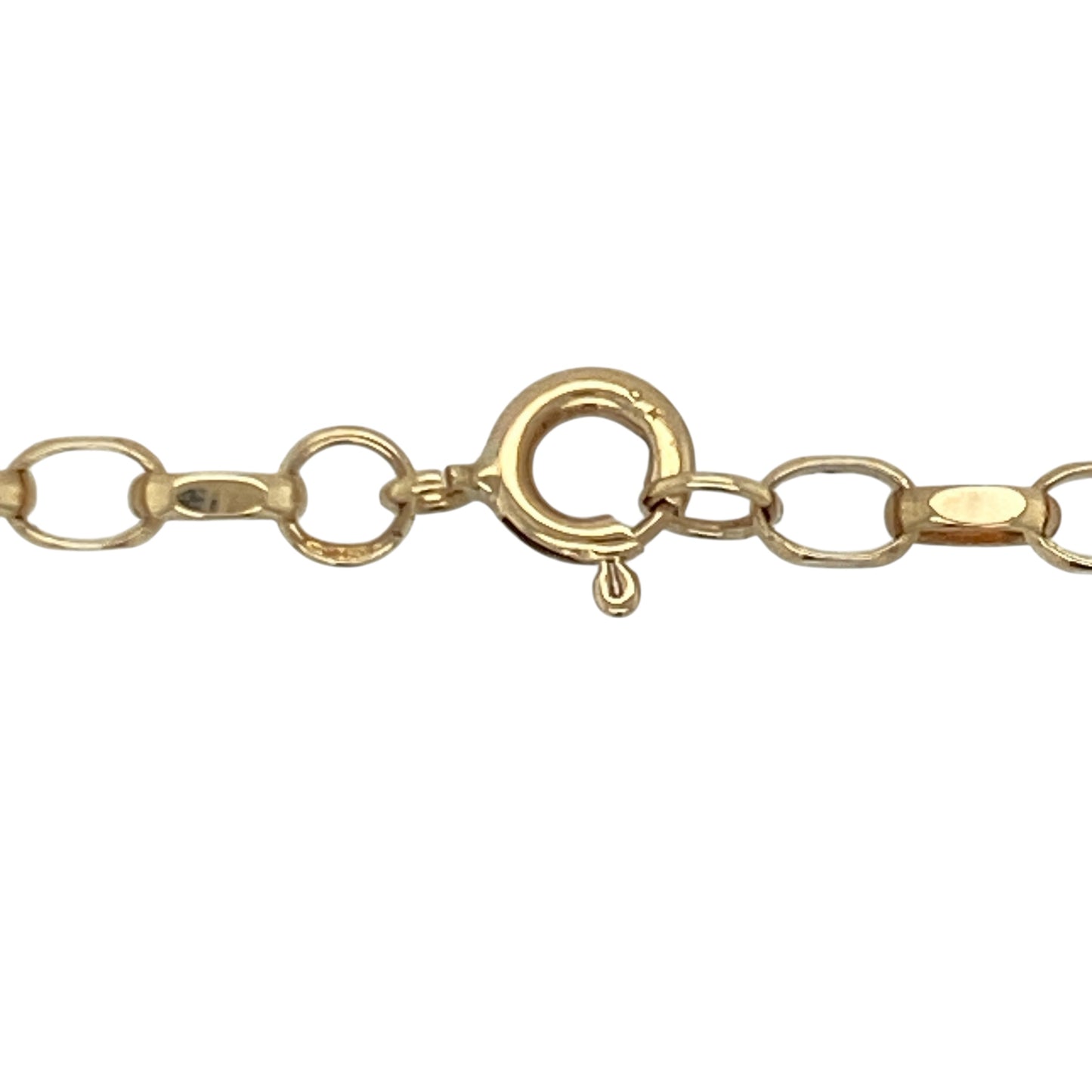 9ct Gold Welsh Three Feathers 18" Necklace