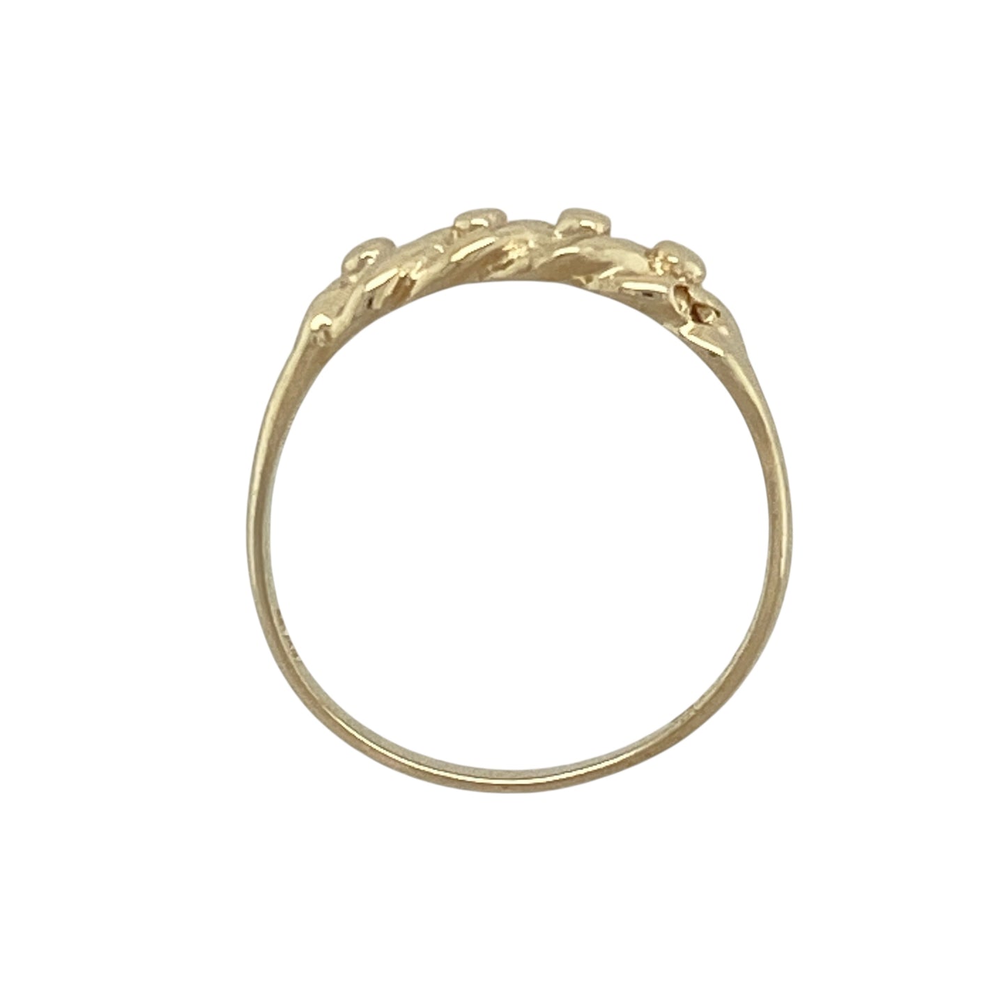 9ct Gold Keeper Style Band Ring