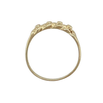 9ct Gold Keeper Style Band Ring