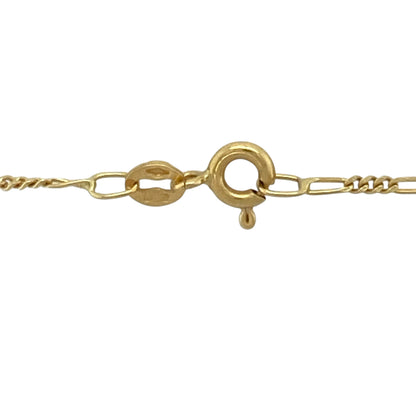 18ct Gold & Diamond Set Open Heart 18" Necklace