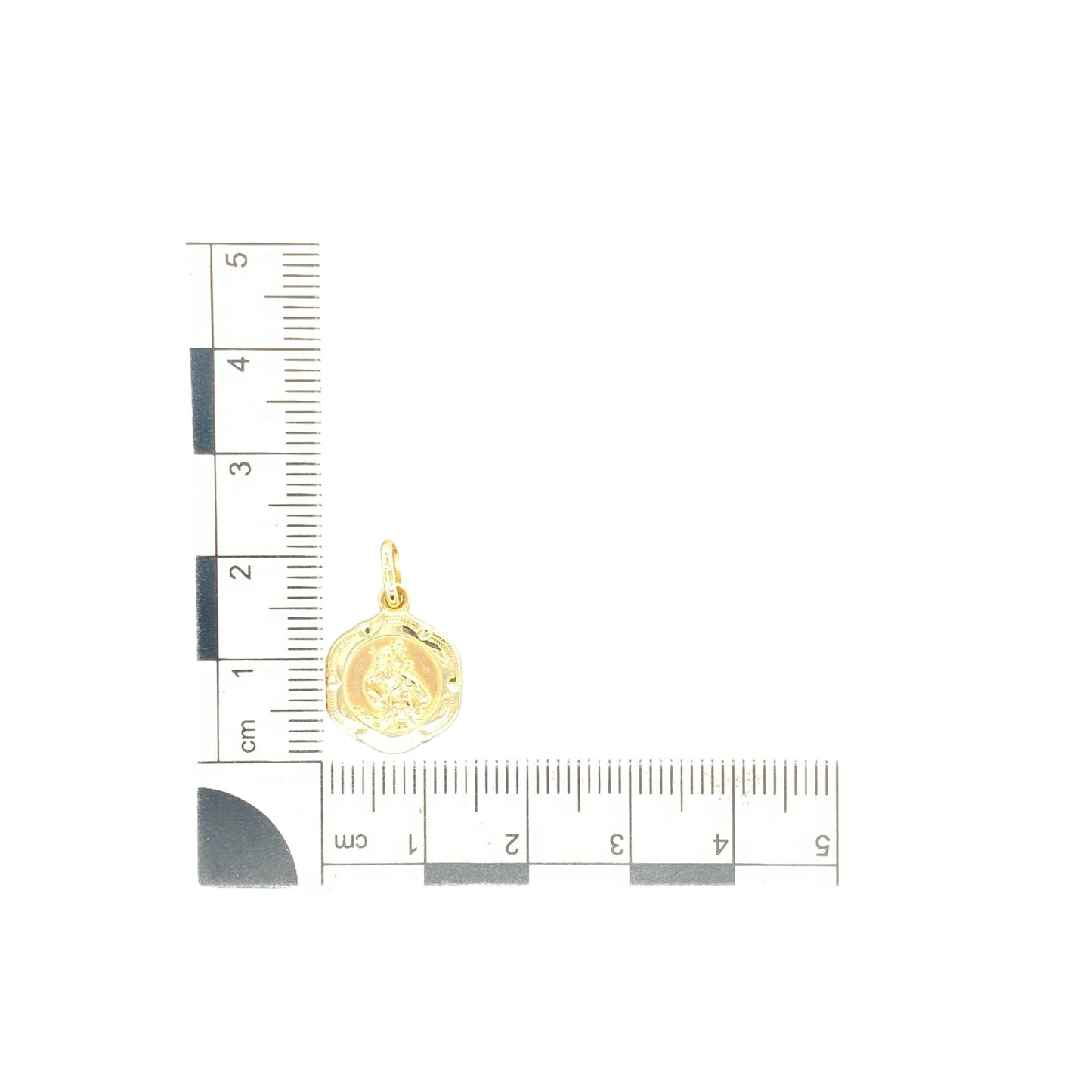 9ct Gold St Christopher Pendant