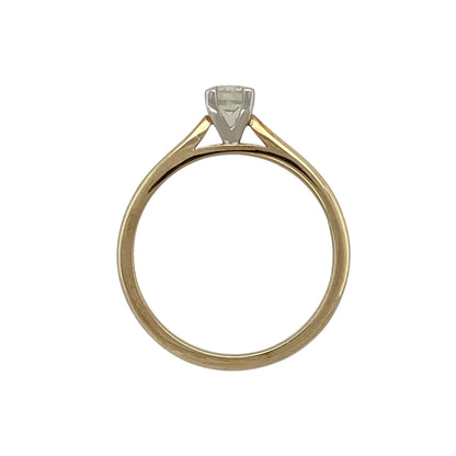 New 9ct Gold & Diamond Set Solitaire Ring