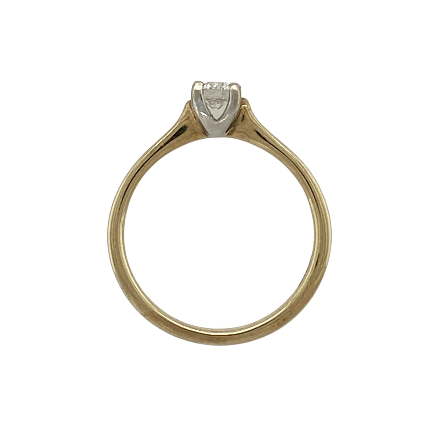 New 9ct Gold & Diamond Set Solitaire Ring