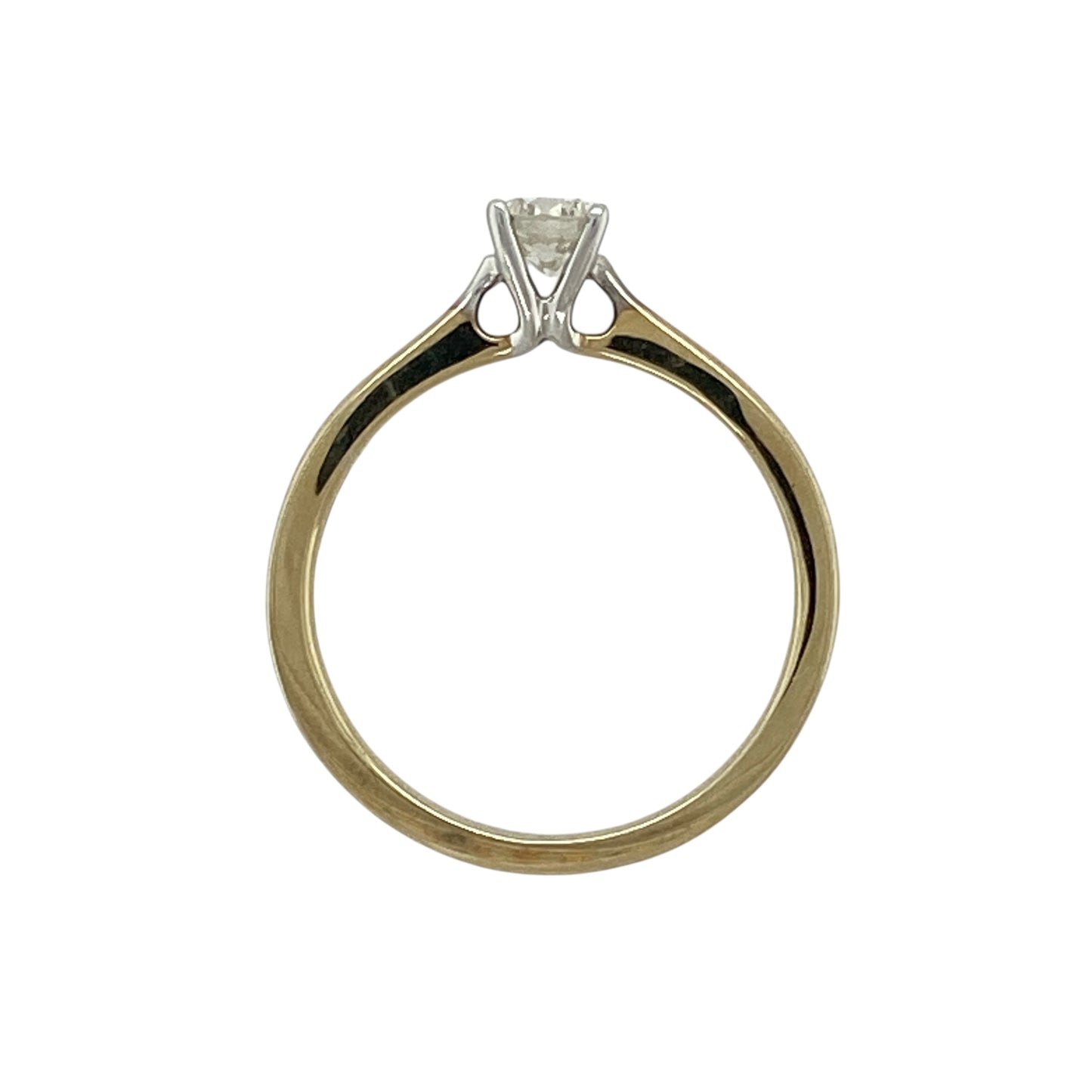 New 9ct Gold & Diamond Set Solitaire Ring
