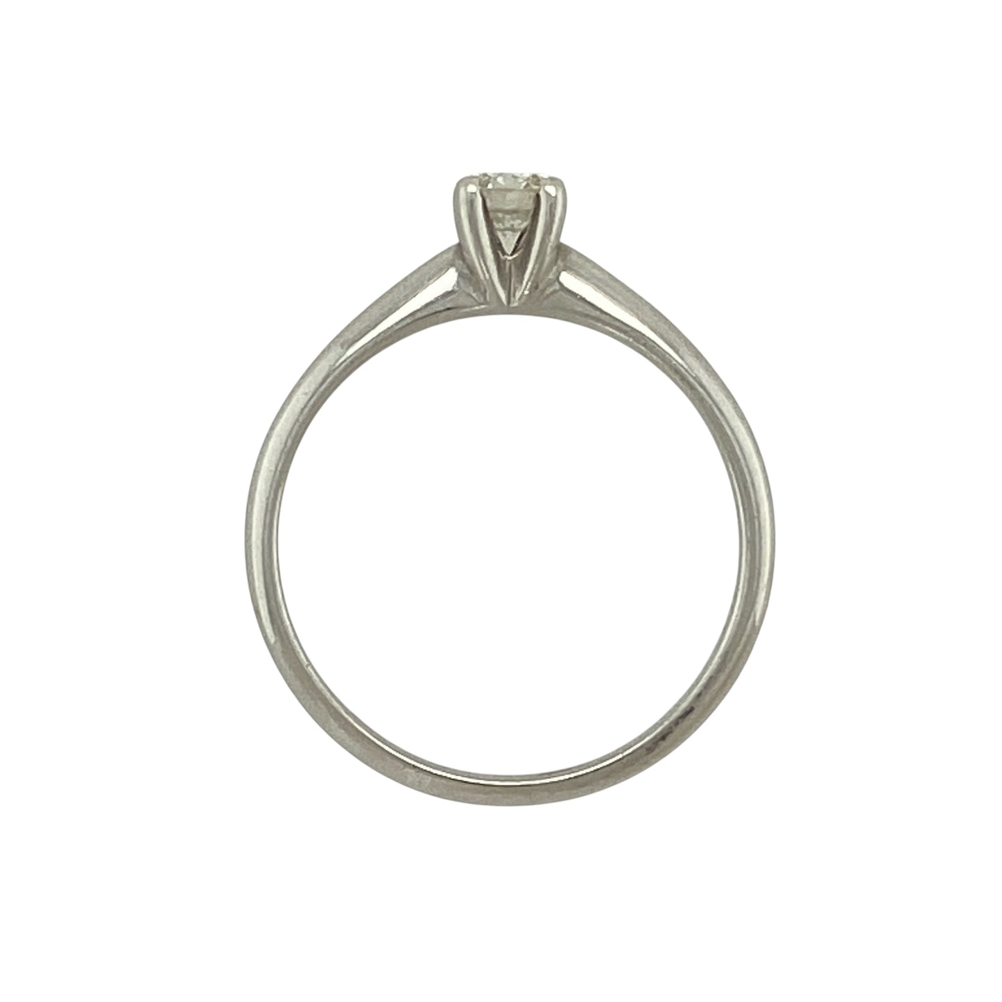 New 9ct White Gold & Diamond Set Solitaire Ring