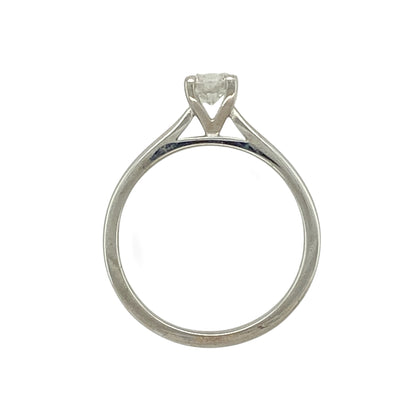 New 18ct White Gold & Diamond Set Solitaire Ring