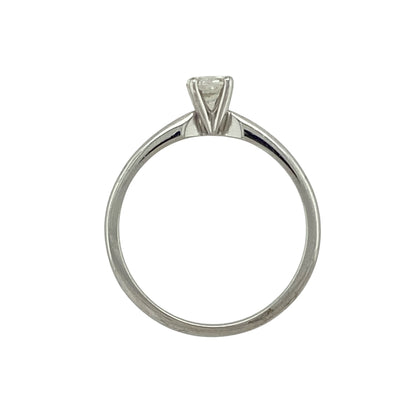 New 18ct White Gold & Diamond Set Solitaire Ring