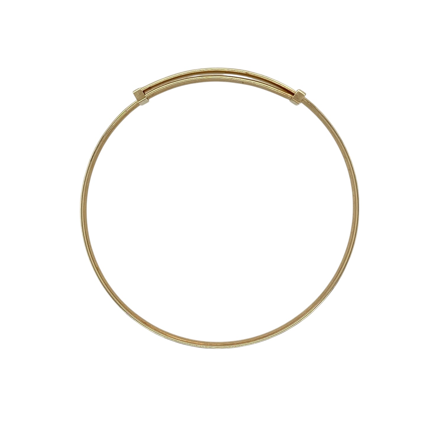 9ct Gold Patterned Expanding Baby Bangle