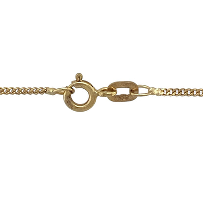 9ct Gold St Christopher 16" Necklace