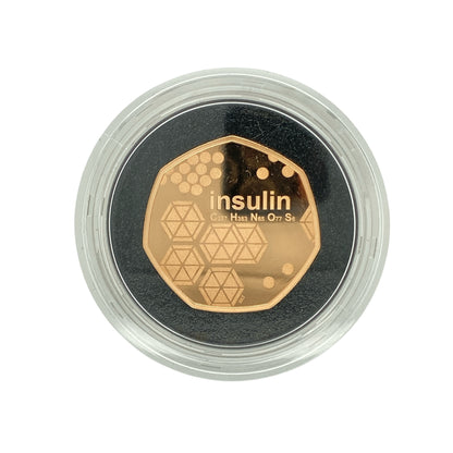 2021 Innovation of Science UK 22ct Gold 50p Gold Proof Coin
