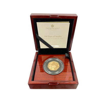2021 Innovation of Science UK 22ct Gold 50p Gold Proof Coin